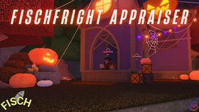 Fisch Halloween event appraiser area from previous-year gameplay