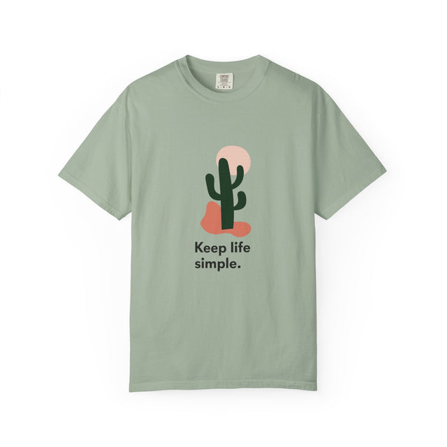 Keep Life Simple Cactus Tees for Low-Maintenance Days