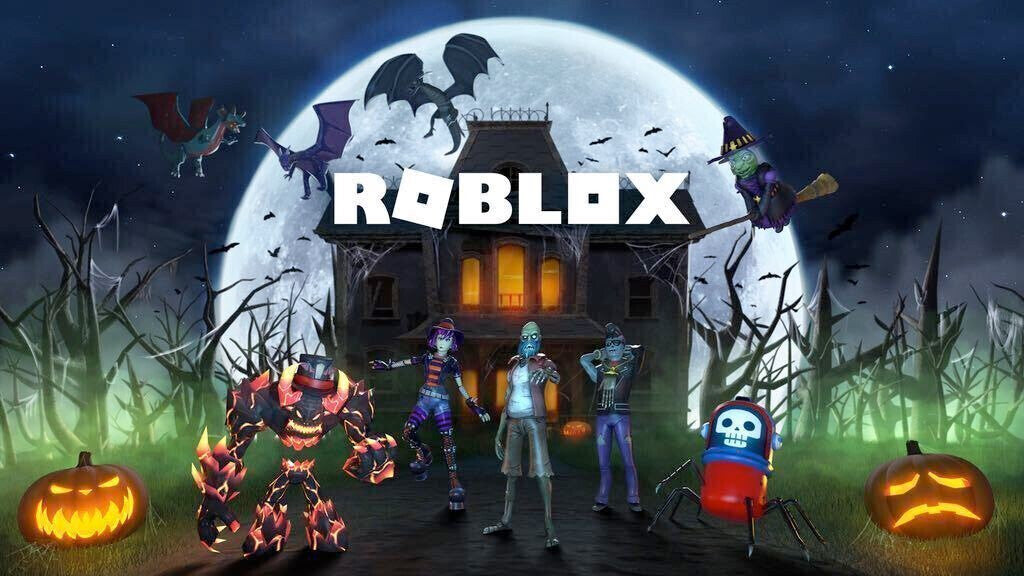 Roblox Halloween horror artwork used as general survival-event context, not a direct screenshot of The Hollow Floor 7