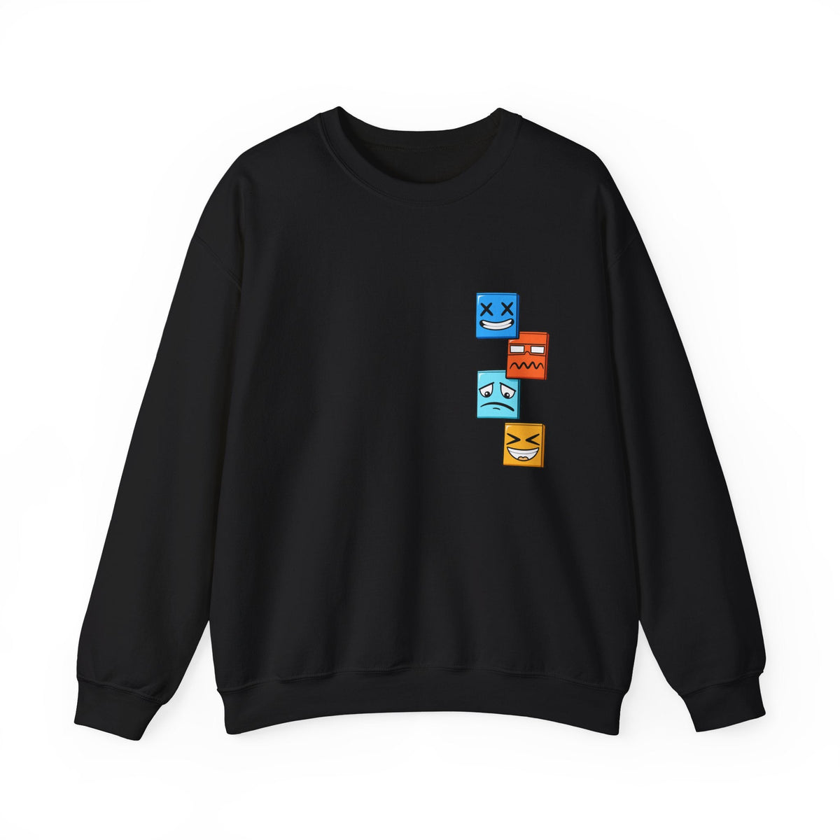 Expressive Face Graphics Are Quietly Showing Up in Everyday Sweatshirts