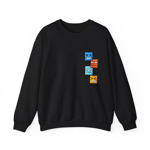 Expressive Face Graphics Are Quietly Showing Up in Everyday Sweatshirts