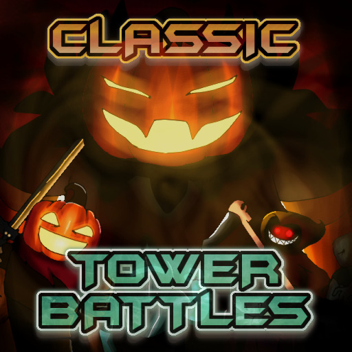 Halloween-themed Classic Tower Battles Roblox game icon