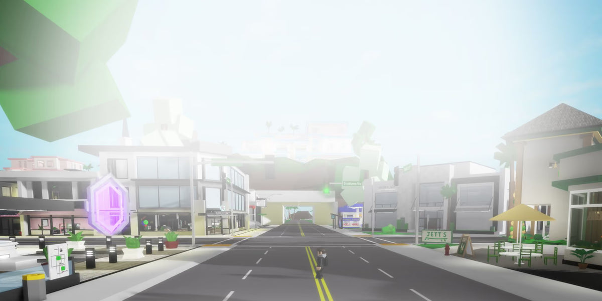 Official Brookhaven promotional background for a guide to the Halloween spooky car reward
