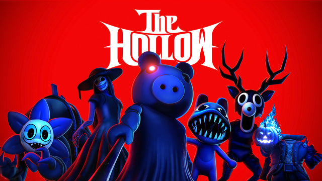 Official Roblox The Hollow Halloween 2026 promotional artwork featuring horror-game characters