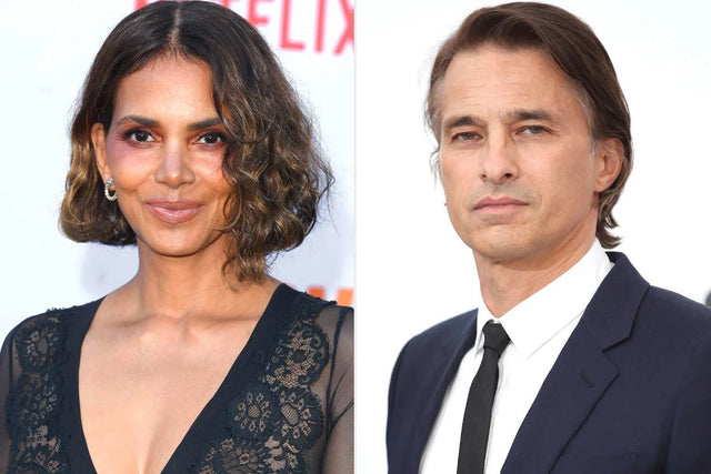 Halle Berry and Olivier Martinez in separate public-event portraits