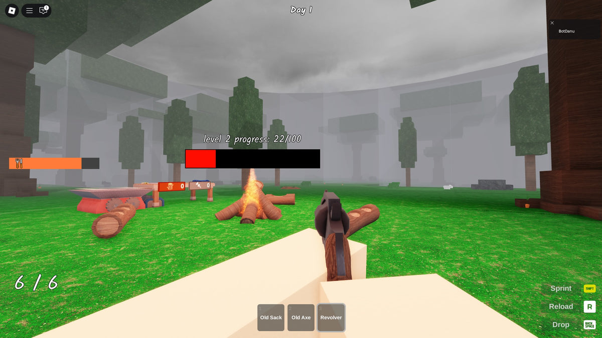 Roblox 99 Nights in the Forest survival gameplay illustrating the event's connected horror game lineup