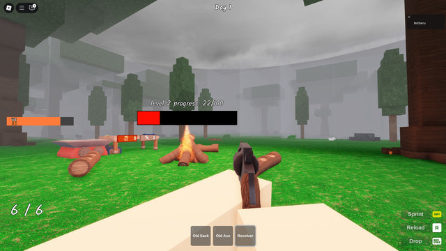 Roblox 99 Nights in the Forest survival gameplay illustrating the event's connected horror game lineup