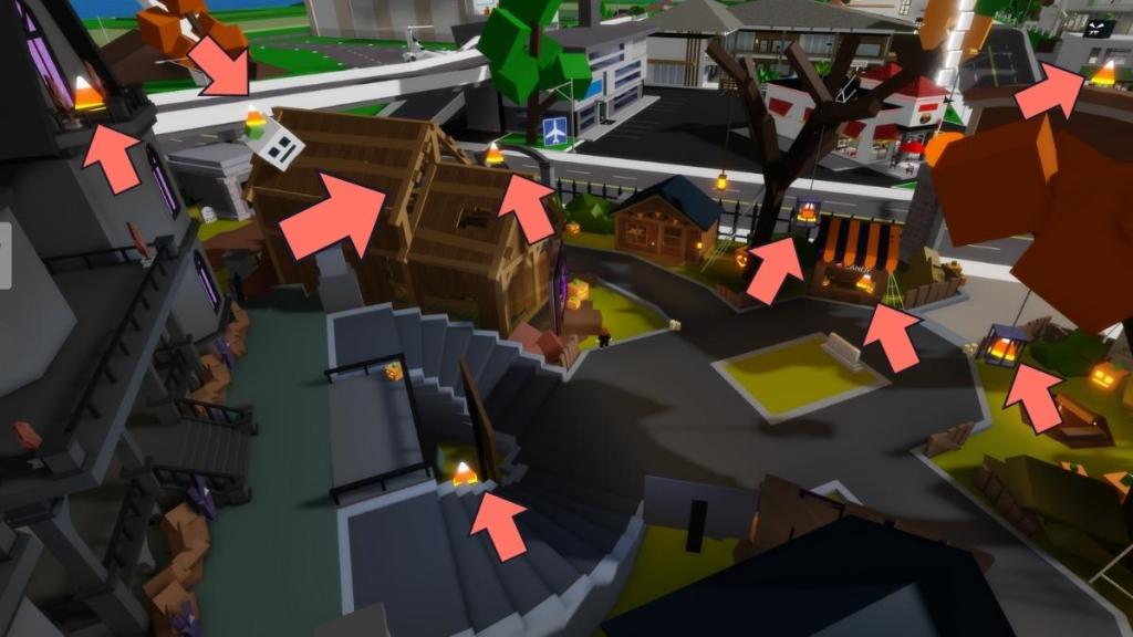 Historical Brookhaven RP Halloween Candy Corn hunt location screenshot