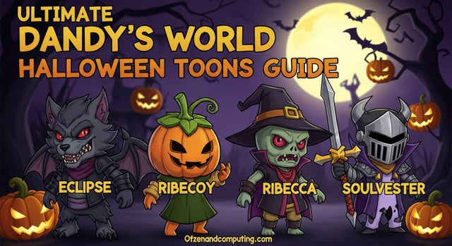 Dandy’s World Halloween event artwork featuring Soulvester and seasonal characters