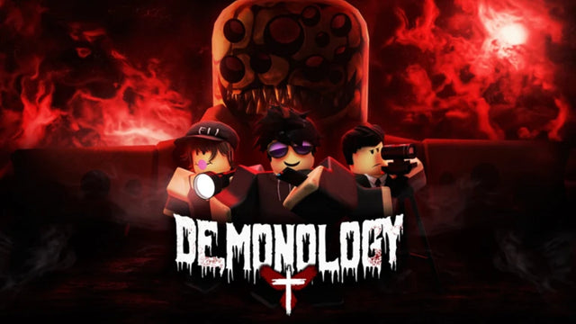 Demonology Roblox horror game cover art relevant to the Biter livestream