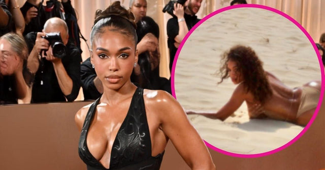 Lori Harvey Goes Topless in Beach Photos Captioning Still Summering