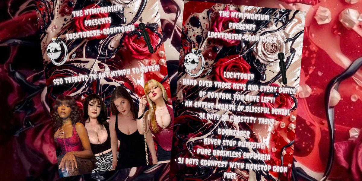 Nymphorium Discord Just Launched the Most Structured Goontober + Locktober Event of 2026