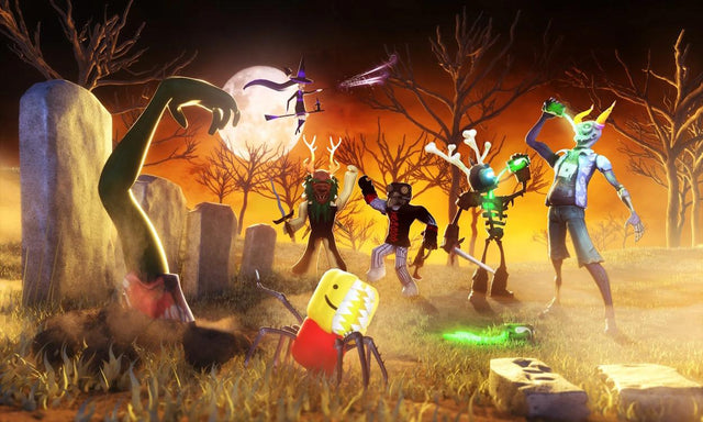 Roblox Halloween event artwork used as a visual reference for spooky avatar styling