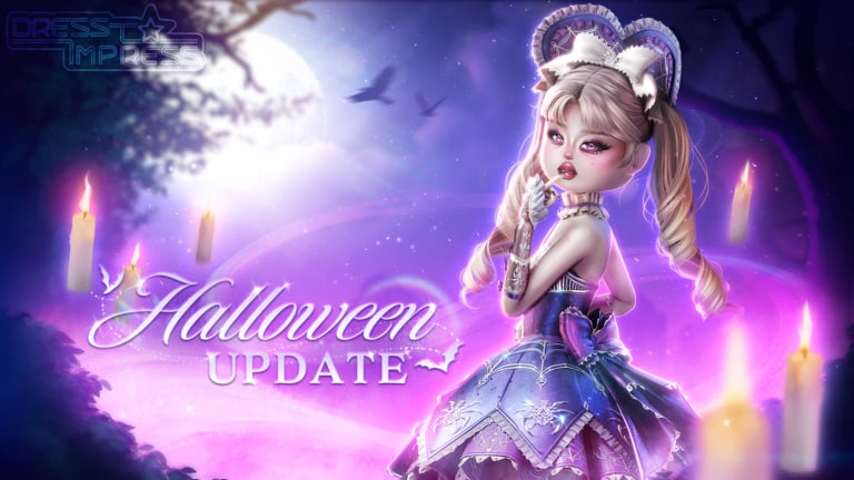 Dress to Impress Tales of the Dark King Halloween quest promotional artwork; editorial preview, not proof of private-server gameplay