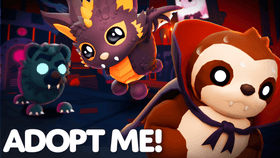 Adopt Me Halloween 2026 promotional artwork featuring seasonal pets