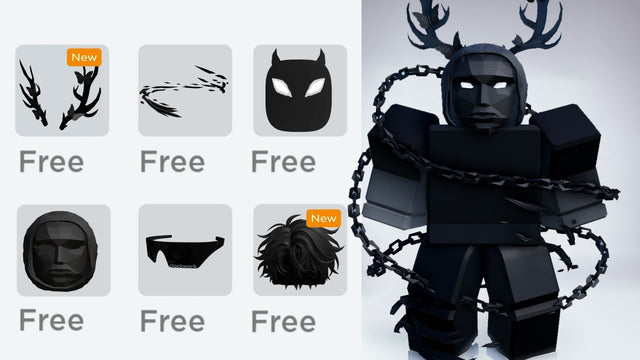 General dark Roblox avatar outfit inspiration using a restrained palette; not a preview of The Hollow rewards