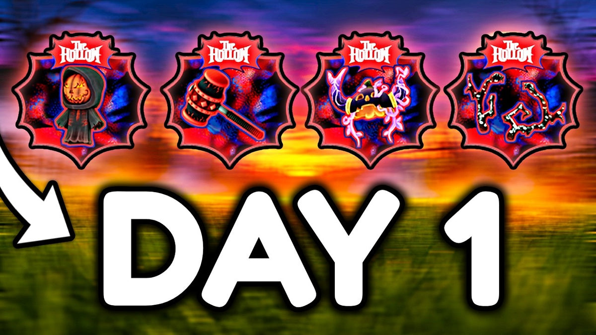 Roblox The Hollow Halloween event gameplay thumbnail illustrating the creator watch party schedule