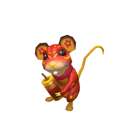 Happy New Year Rat Roblox shoulder accessory shown as a general avatar styling reference; check current availability