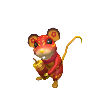 Happy New Year Rat Roblox shoulder accessory shown as a general avatar styling reference; check current availability