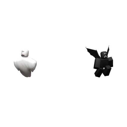 Boo & Bub, the ghost-and-shadow shoulder accessory associated with Floor 4 of Roblox The Hollow