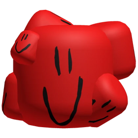 The Amazing Liquefactive Bighead Roblox accessory, shown as a related Floor 6 reward reference