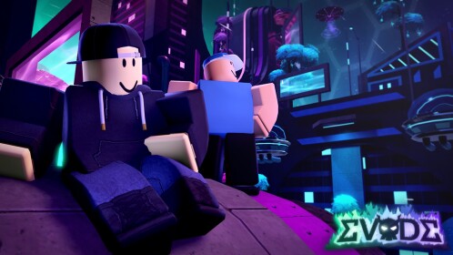 Roblox Evade Halloween event experience artwork for a guide to limited Roblox Halloween rewards