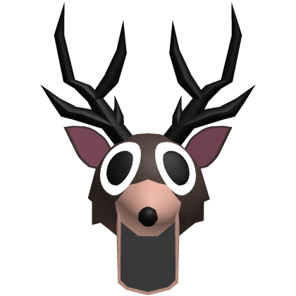 Deer-themed Roblox avatar accessory with antlers