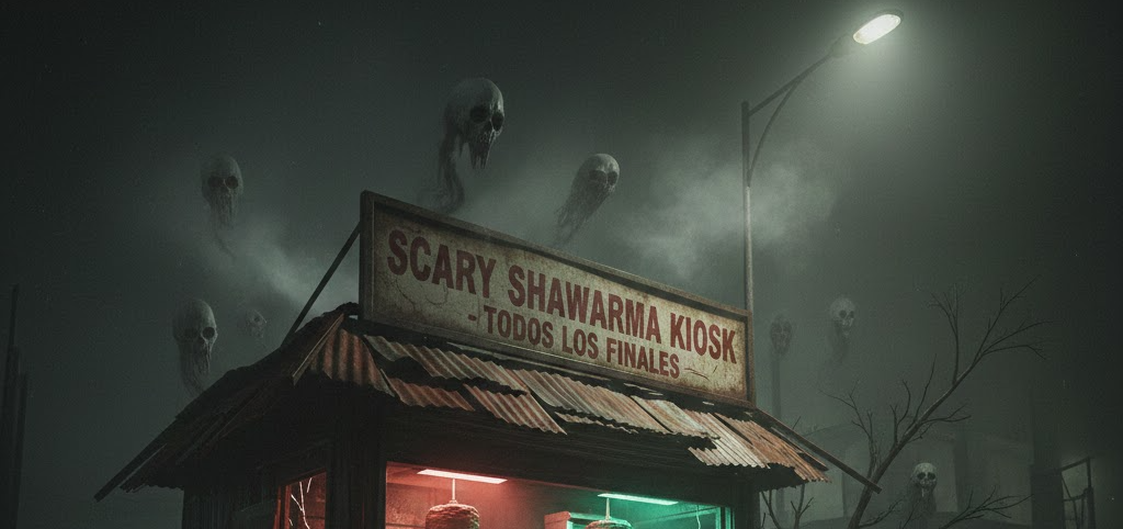 Scary Shawarma Kiosk horror-game artwork used as illustrative context for The Hollow Night 7 Inspector guide