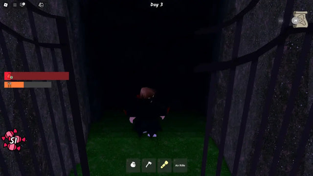 Haunted maze entrance illustrating Roblox The Hollow side-quest route checks
