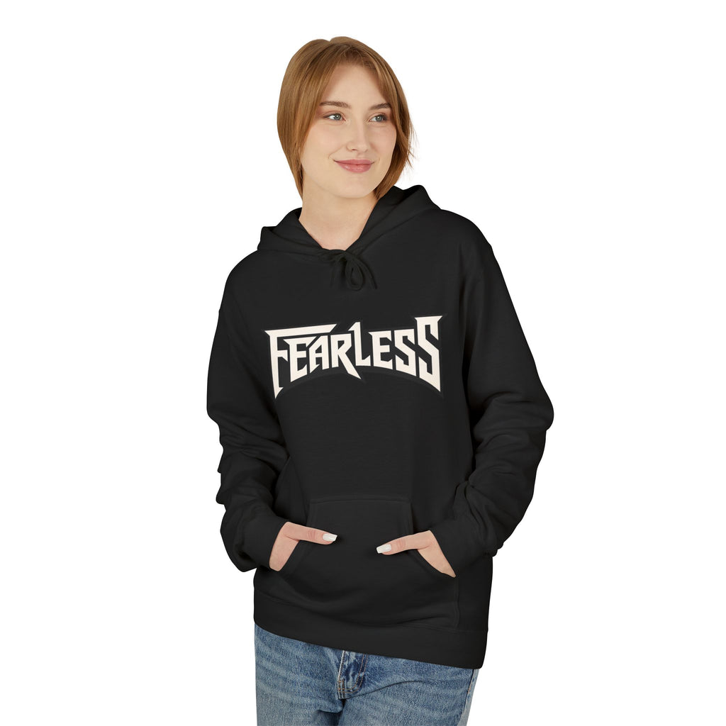 Fearless Graphic Hoodie — Bold Retro Logo Pullover