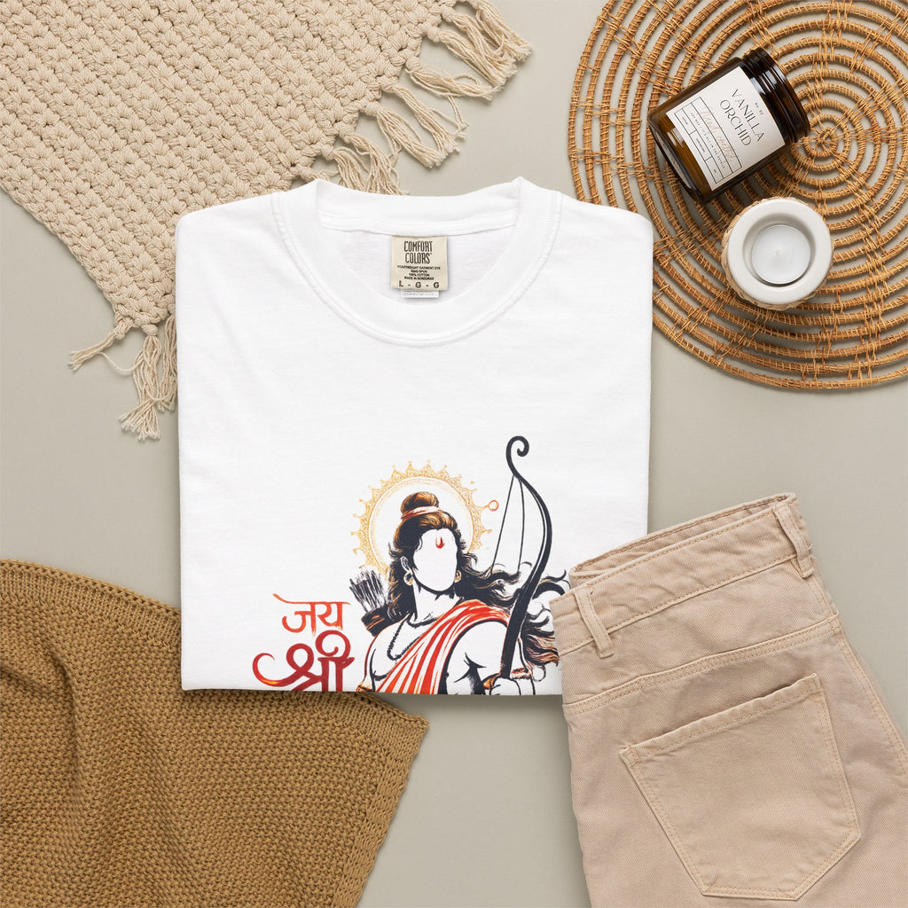 Shri Ram Bow T-Shirt — Jai Shri Ram Devotional Graphic Tee