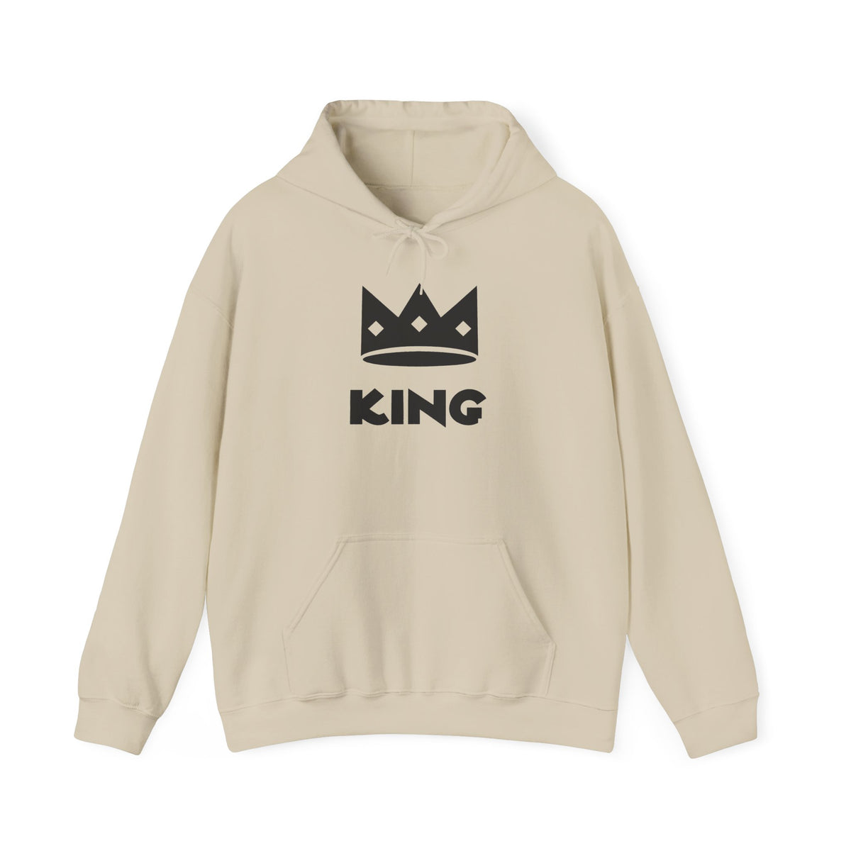 King Crown Hoodie — Bold 'KING' Graphic Pullover