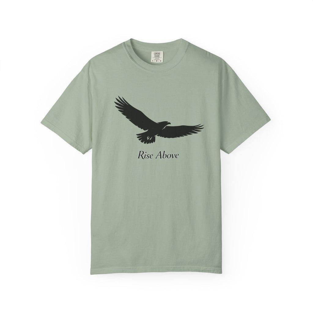 Rise Above Eagle T-Shirt — Inspirational Eagle Graphic Tee