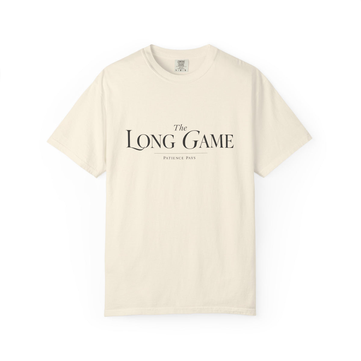 The Long Game T-Shirt — Minimalist Script Tee