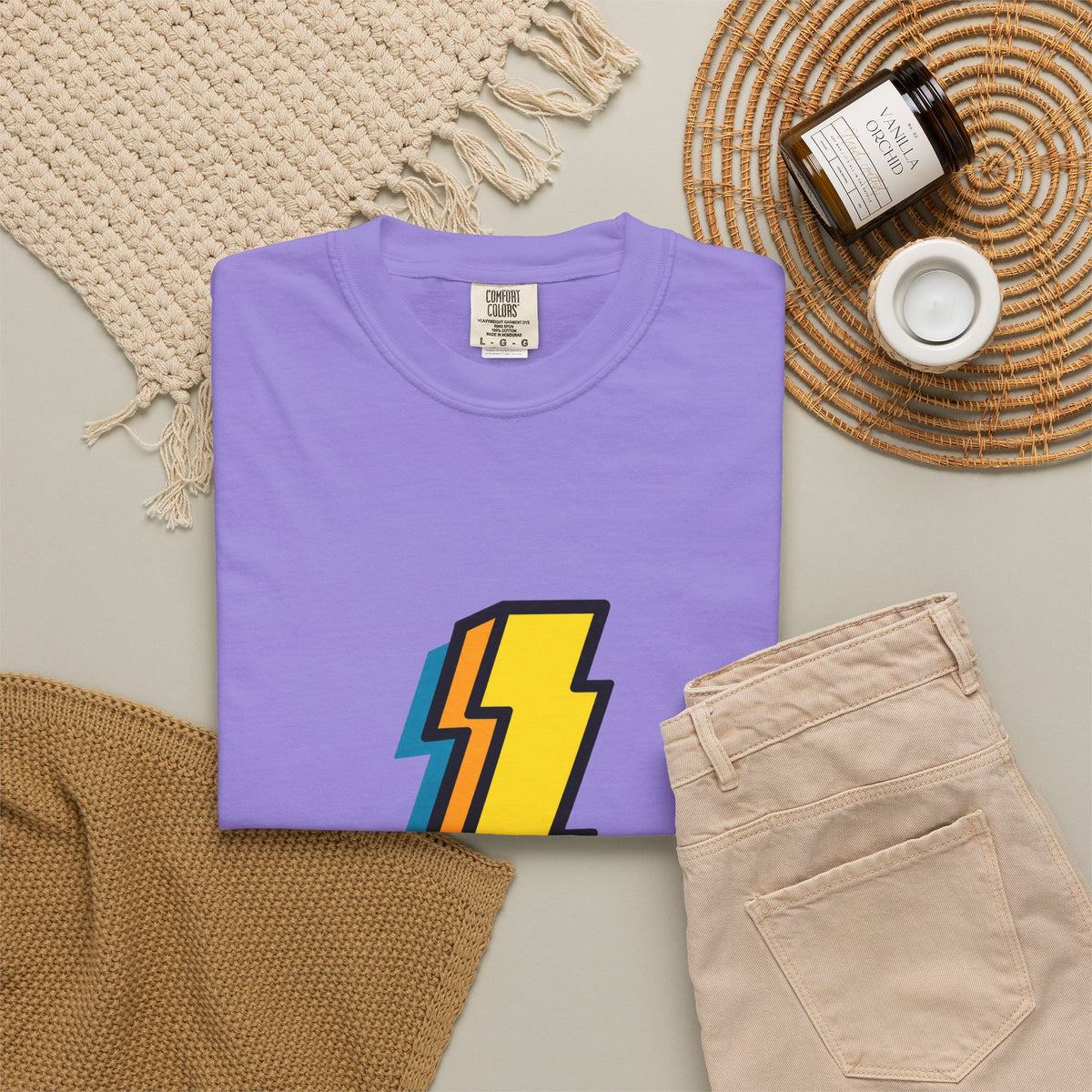 Lightning Bolt Graphic T-Shirt