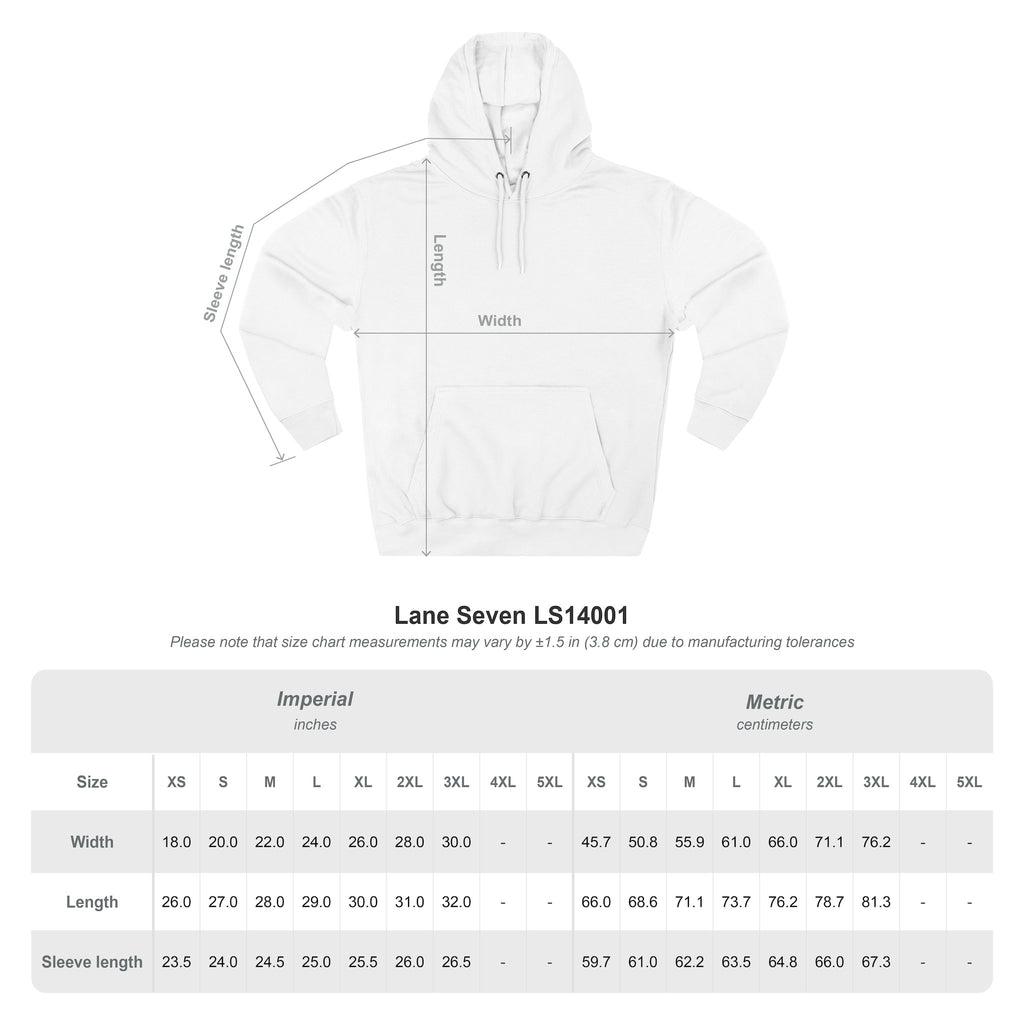 Minimal Compass Hoodie — Small Chest Compass Graphic Pullover