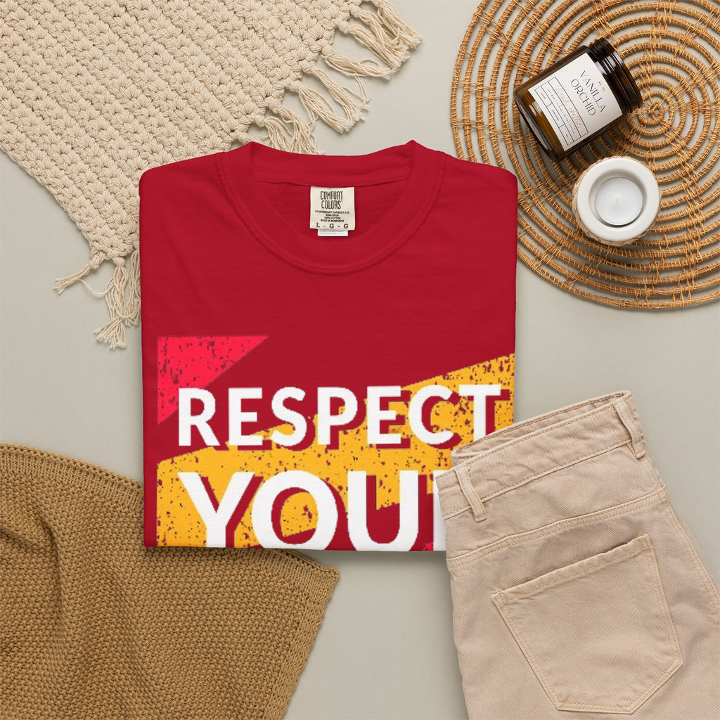 Respect Your Self T-Shirt — Empowerment Graphic Tee for Self-Care & Mental Health