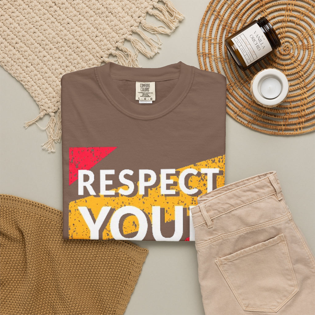 Respect Your Self T-Shirt — Empowerment Graphic Tee for Self-Care & Mental Health