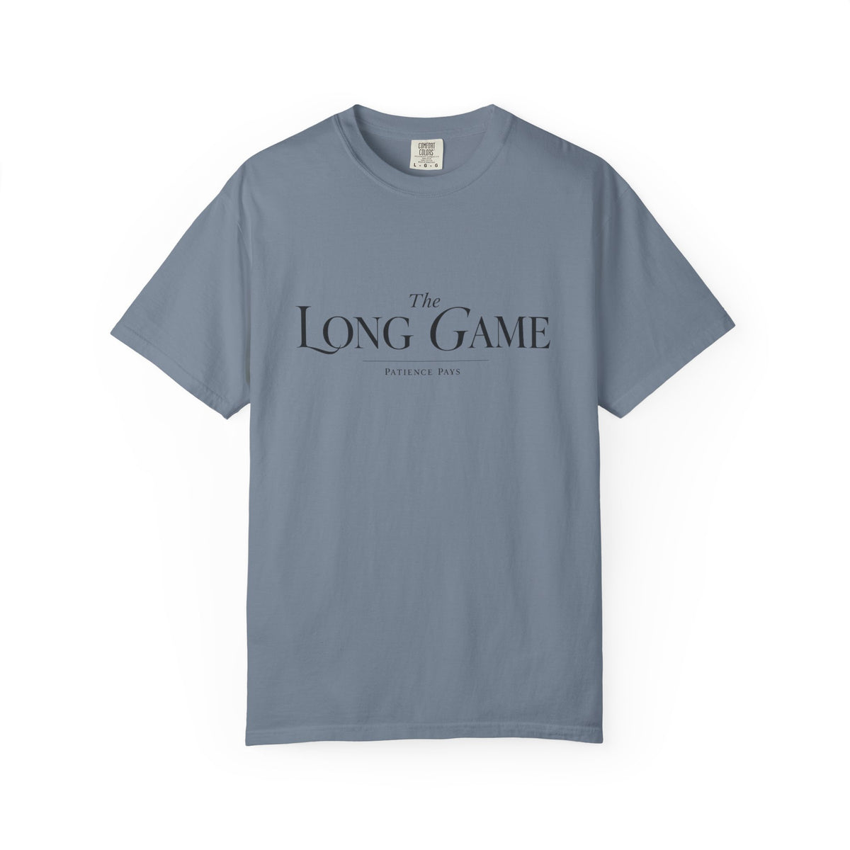 The Long Game T-Shirt — Minimalist Script Tee