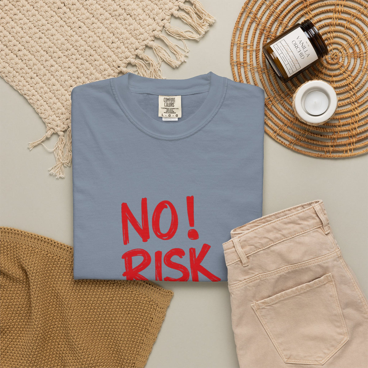 No Risk No Story T-Shirt — Motivational Graphic Tee