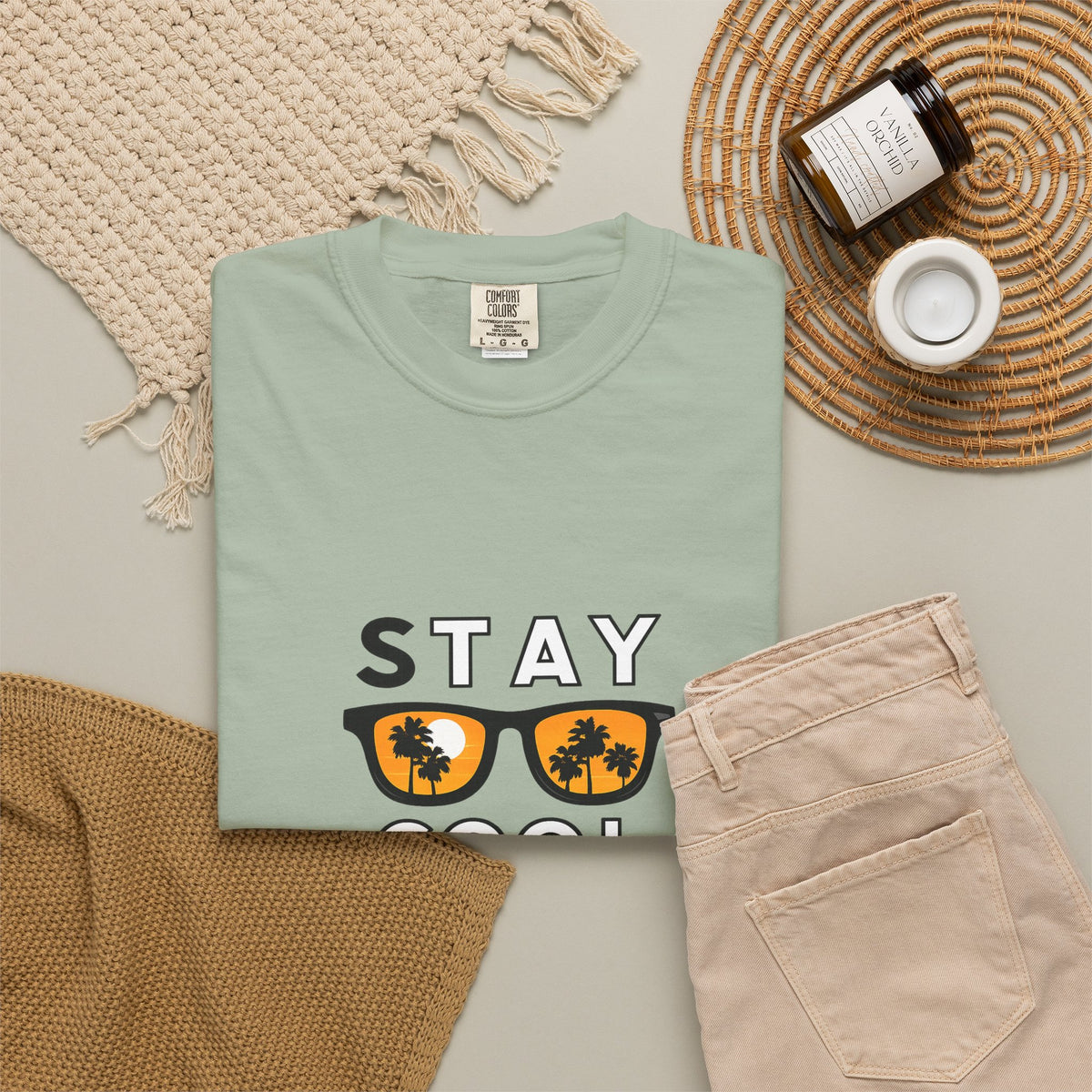 Stay Cool Sunglasses Graphic T-Shirt