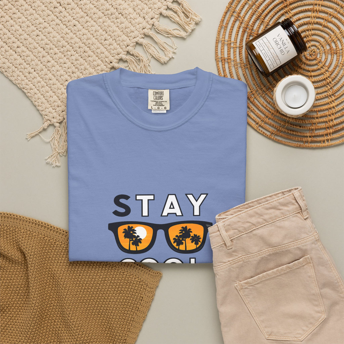 Stay Cool Sunglasses Graphic T-Shirt