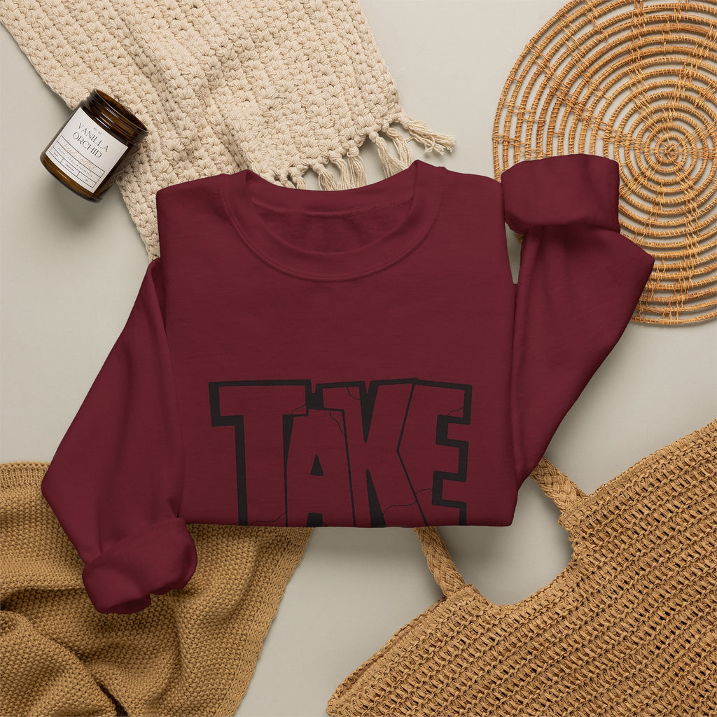 Take Over Crewneck Sweatshirt — Bold Streetwear Graphic Pullover