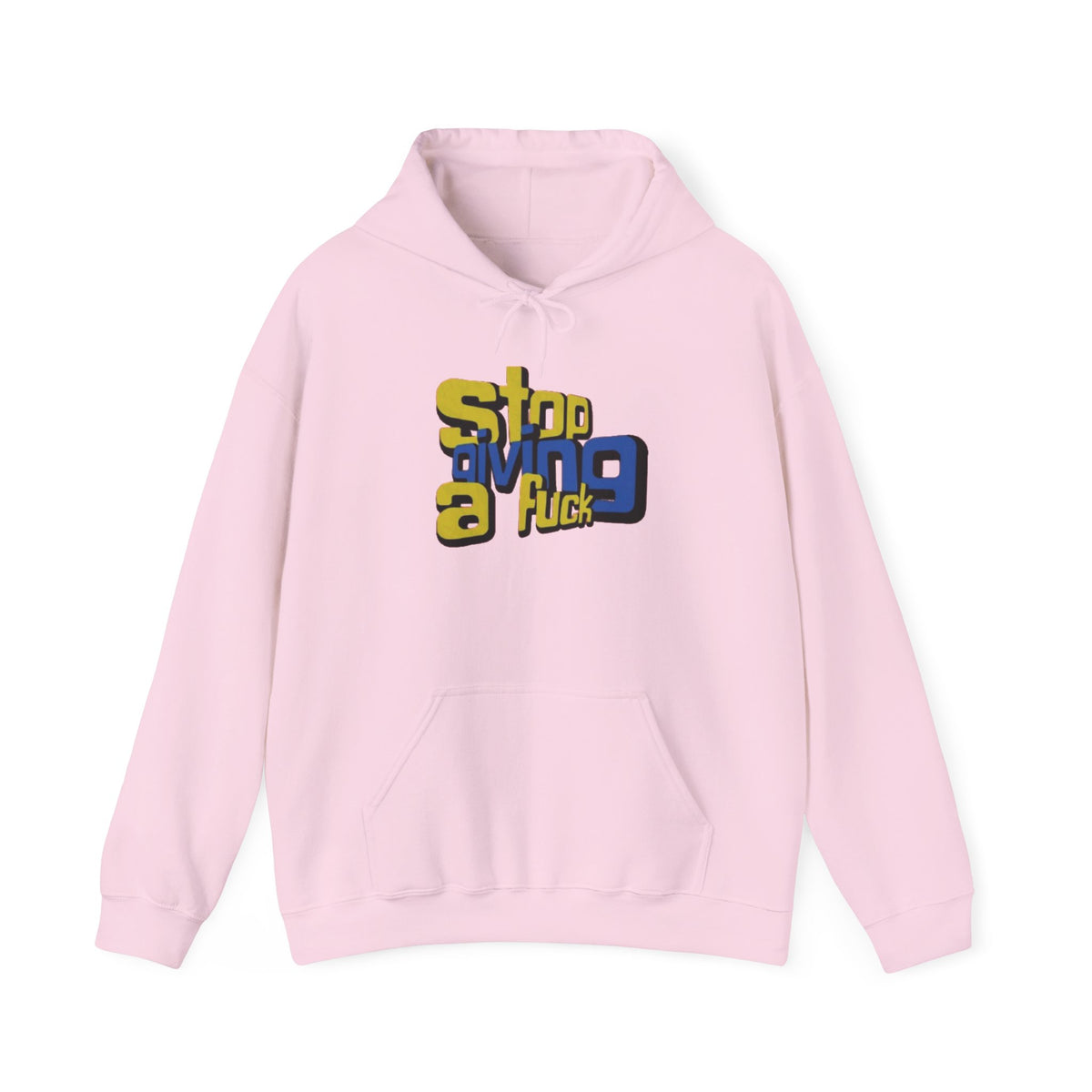 Hoodie — "Stop Giving a F*ck" Bold Retro Graphic Hoodie