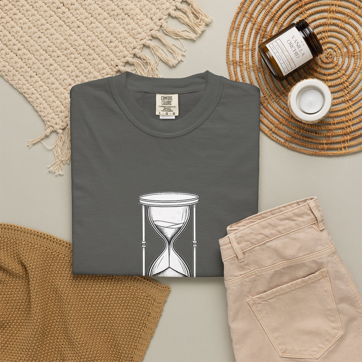 Trust the Process T-Shirt — Hourglass Graphic Inspirational Tee