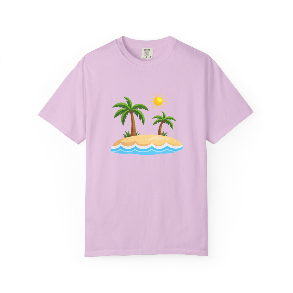 Island Paradise T-Shirt — Tropical Palm Tree Beach Graphic
