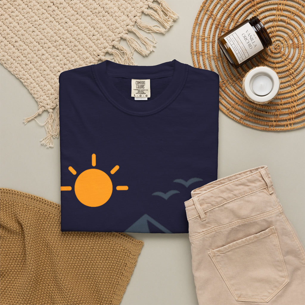 Mountain Sunrise T-Shirt — Scenic Outdoor Graphic Tee