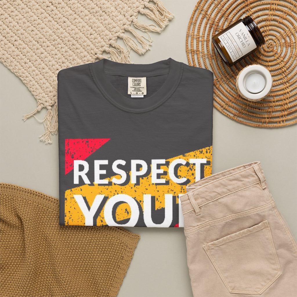 Respect Your Self T-Shirt — Empowerment Graphic Tee for Self-Care & Mental Health