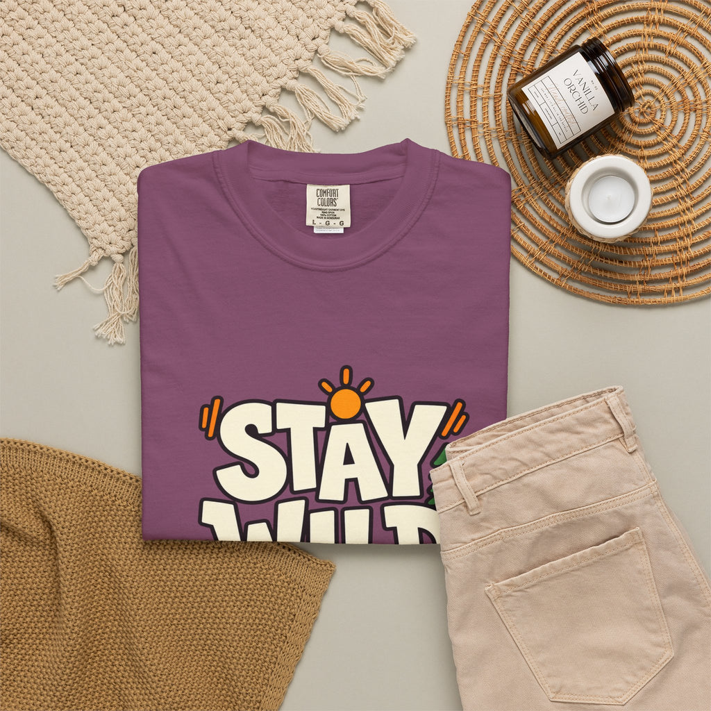 Stay Wild Every Day T-Shirt — Outdoor Adventure Graphic Tee