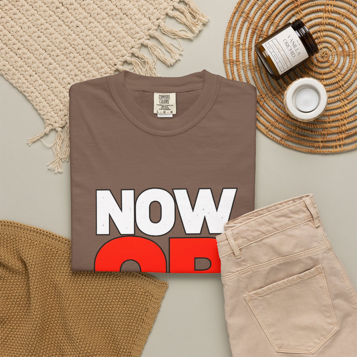 Now Or Never T-Shirt — Motivational Graphic Tee